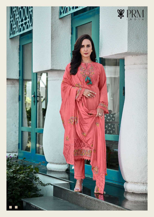 Vanya Cotton Embroidery Suit