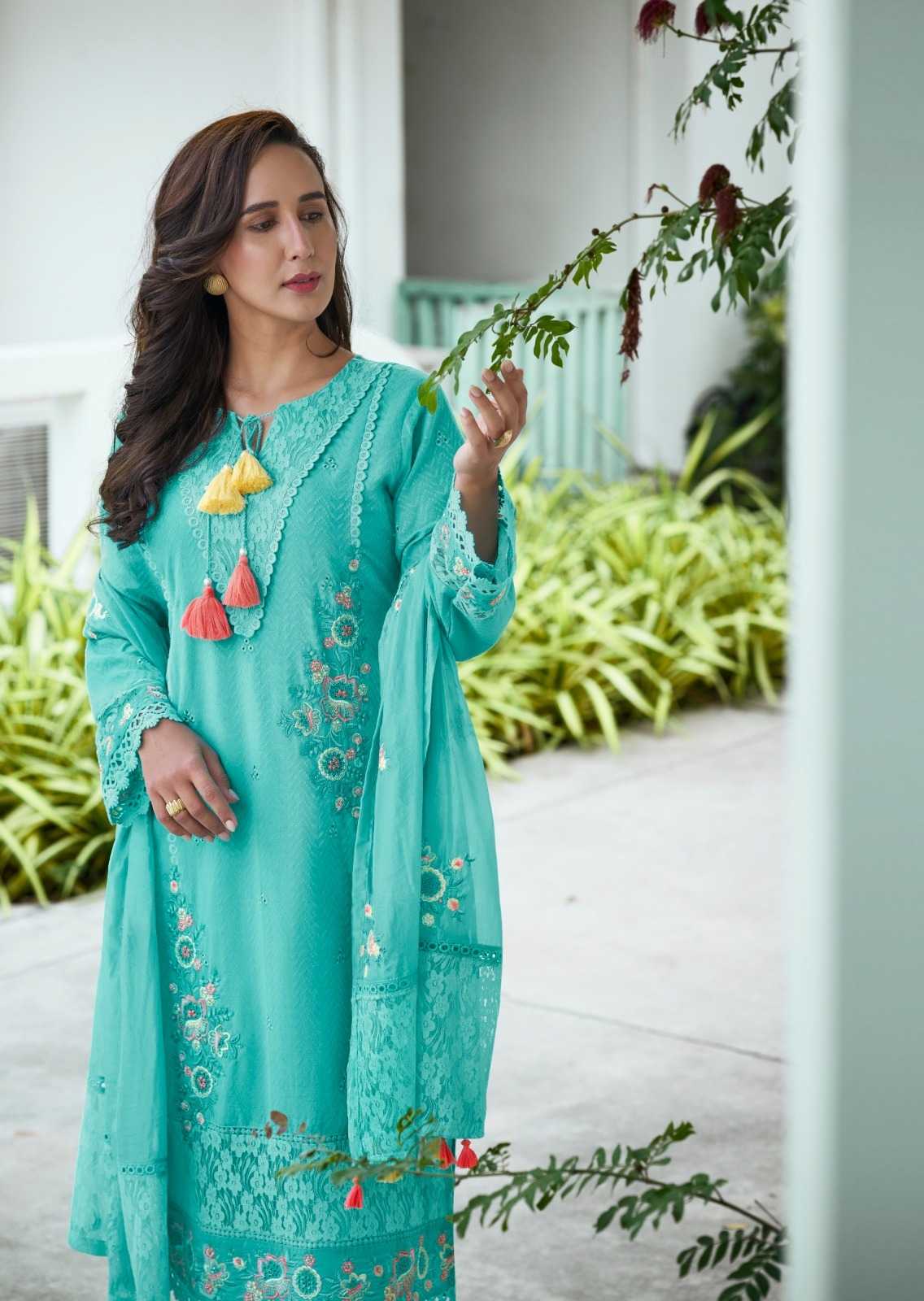 Vanya Cotton Embroidery Suit