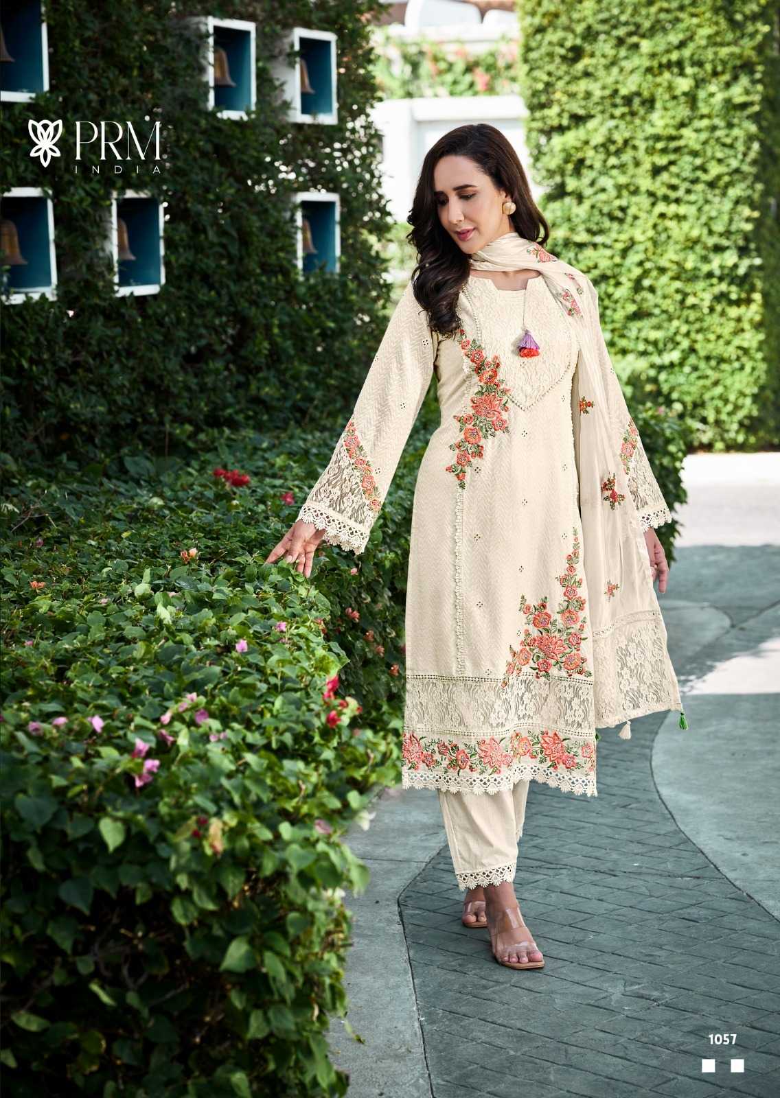 Vanya Cotton Embroidery Suit