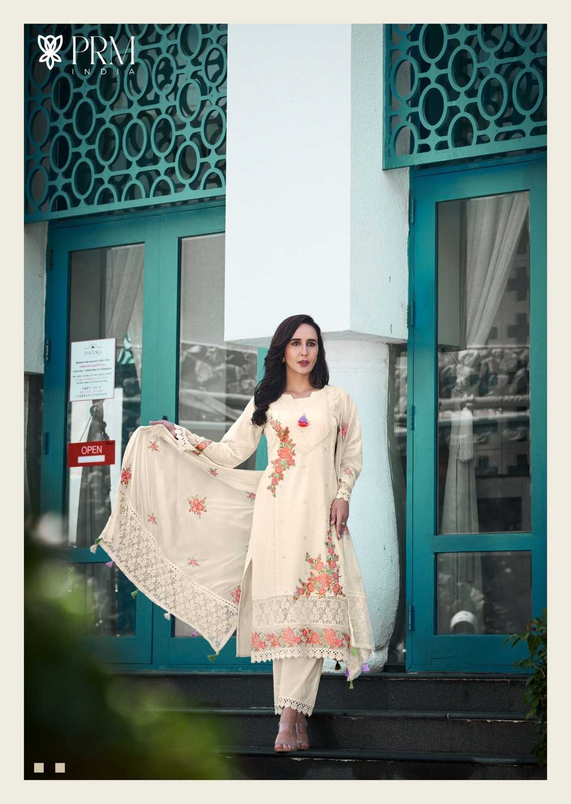 Vanya Cotton Embroidery Suit
