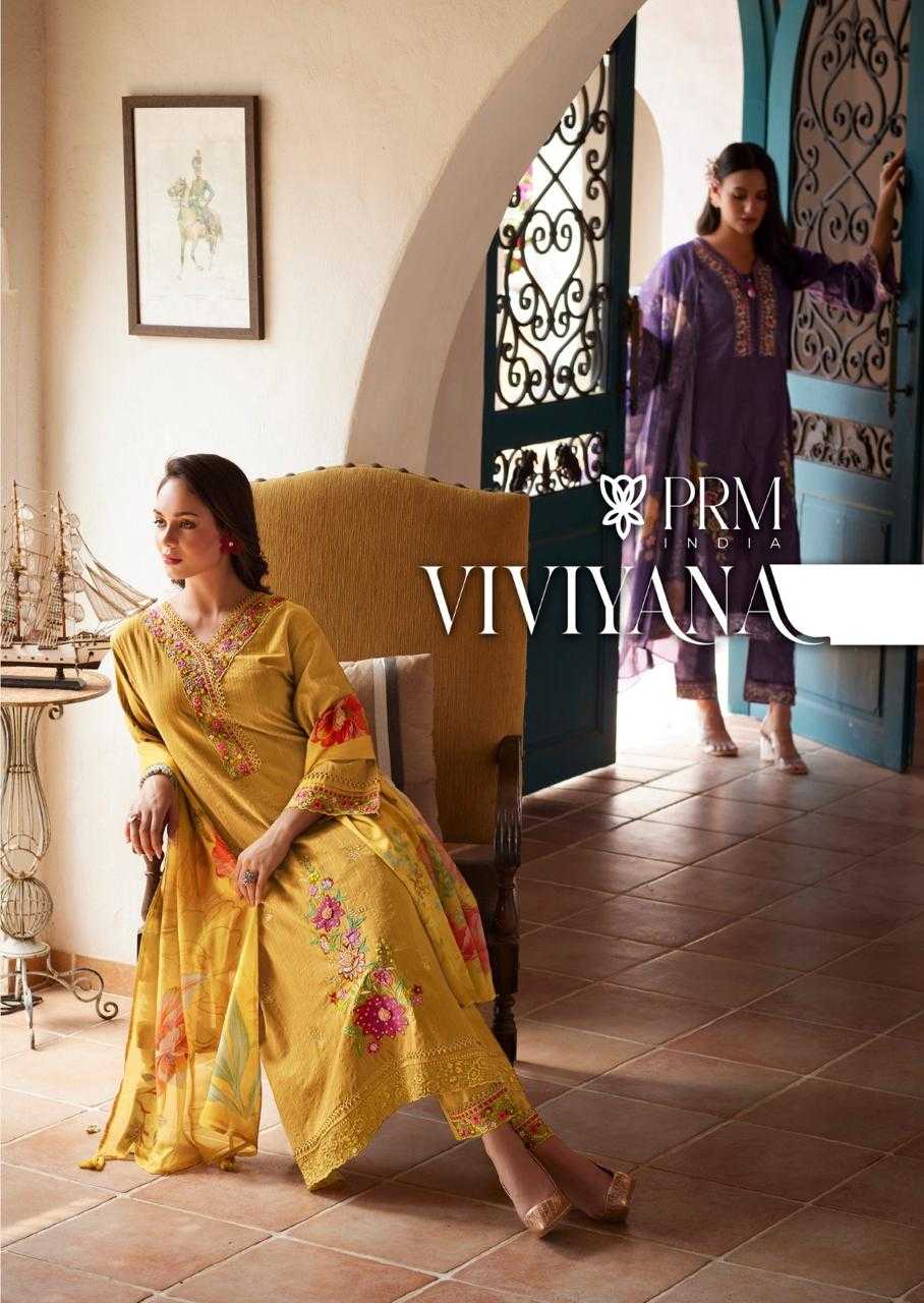 Viviana Cotton Embroidery Suit