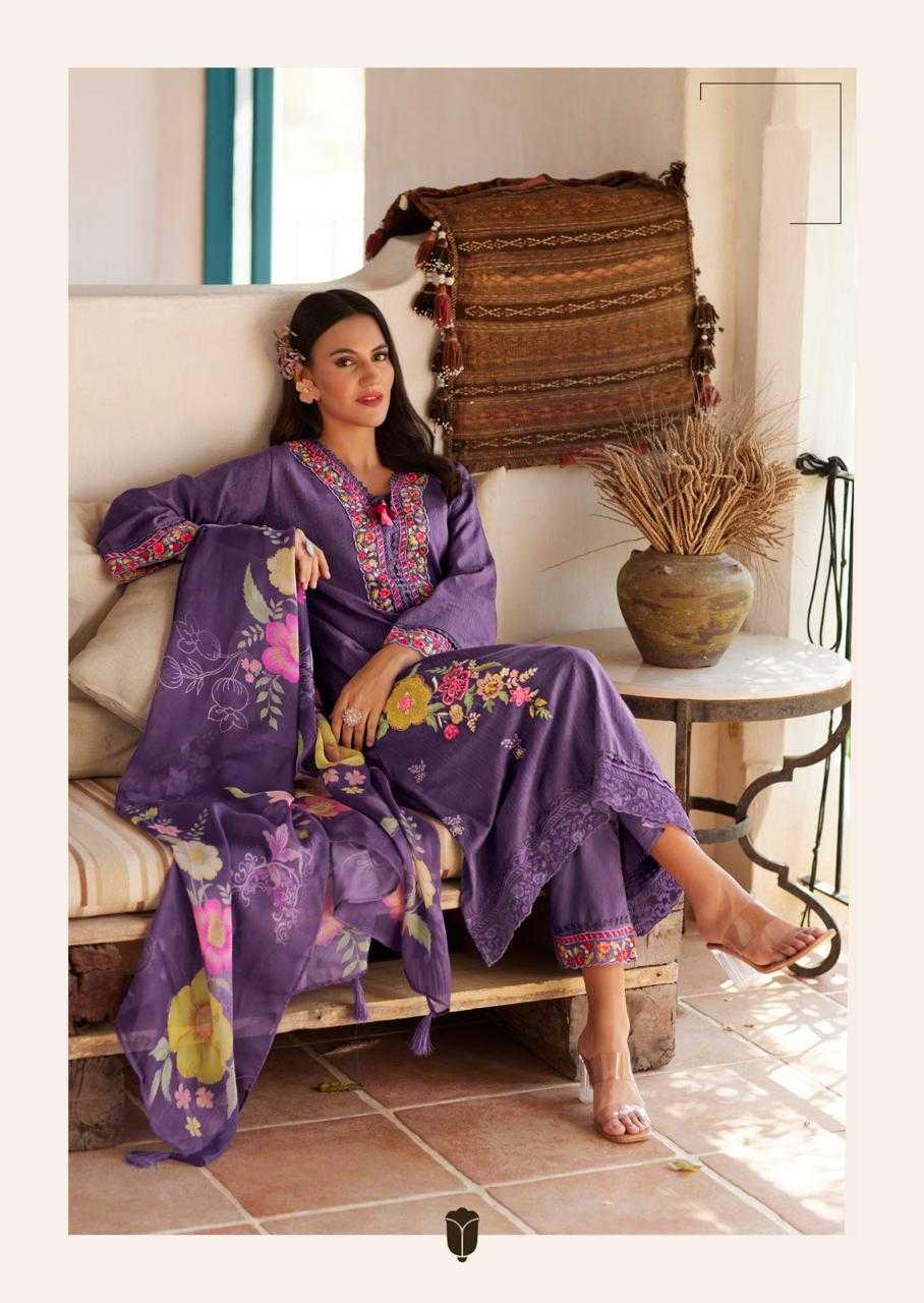Viviana Cotton Embroidery Suit