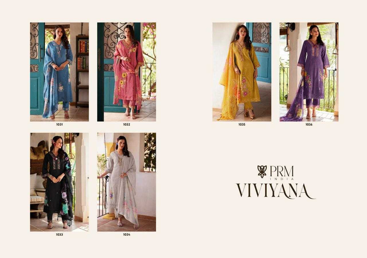 Viviana Cotton Embroidery Suit