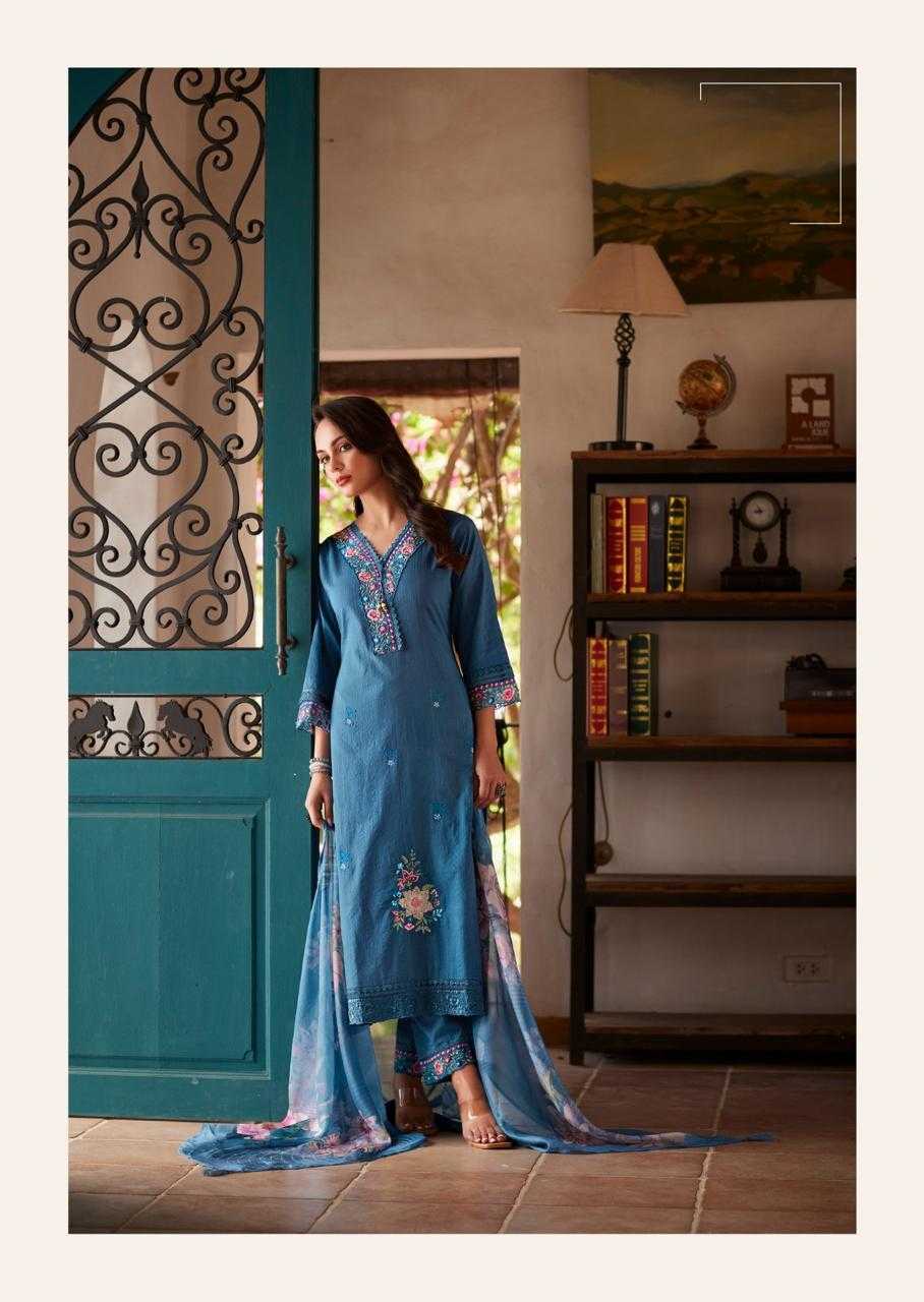 Viviana Cotton Embroidery Suit