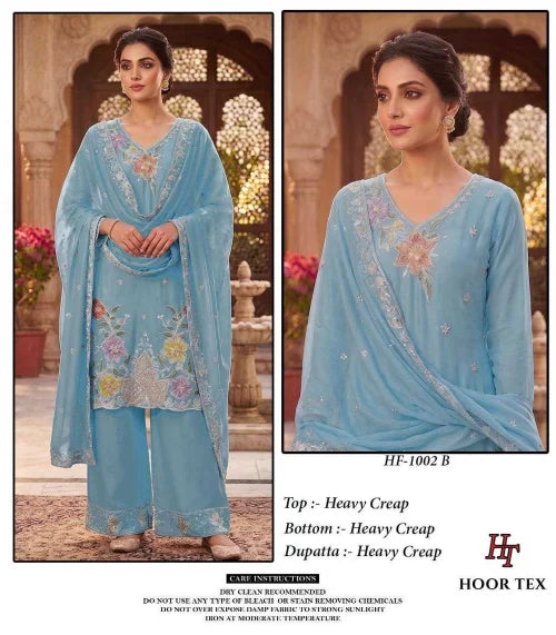 Heavy Crepe Ladies Suit