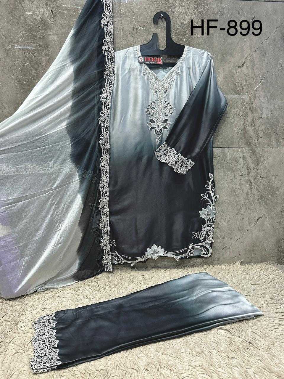 Satin Ladies Suit in Violet
