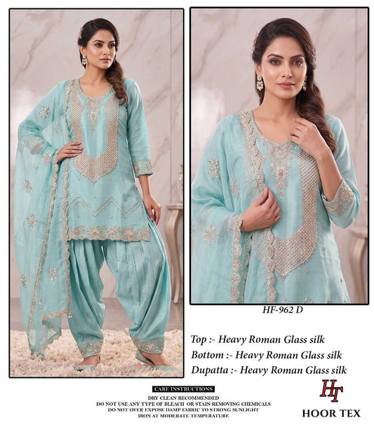 Heavy Roman Silk Festive Kurti
