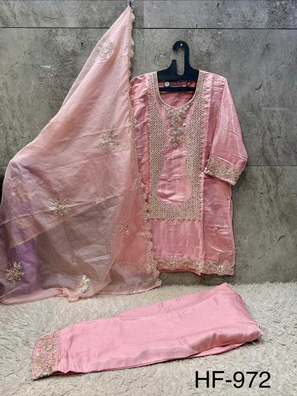 Heavy Roman Silk Ladies Suit in Brink Pink
