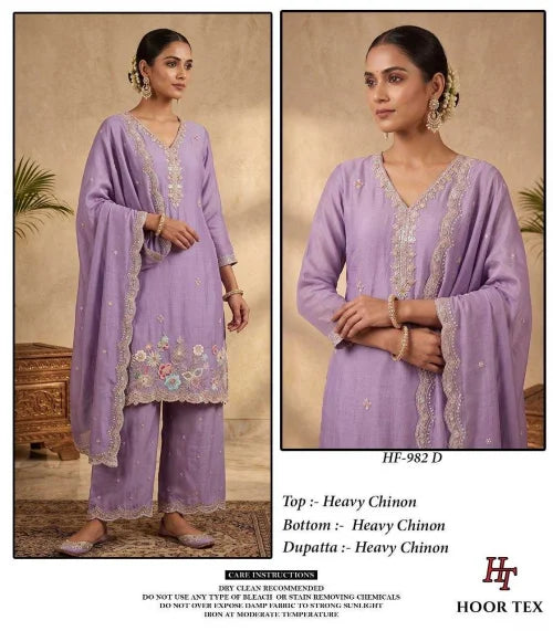 Chiffon Ladies Suit