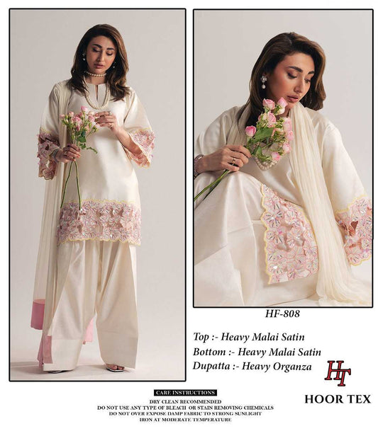 Malay Satin Silk Pakistani Suit