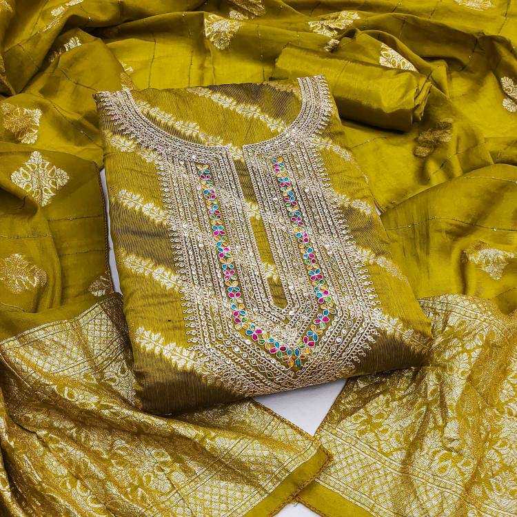 Jacquard Party Wear Suit