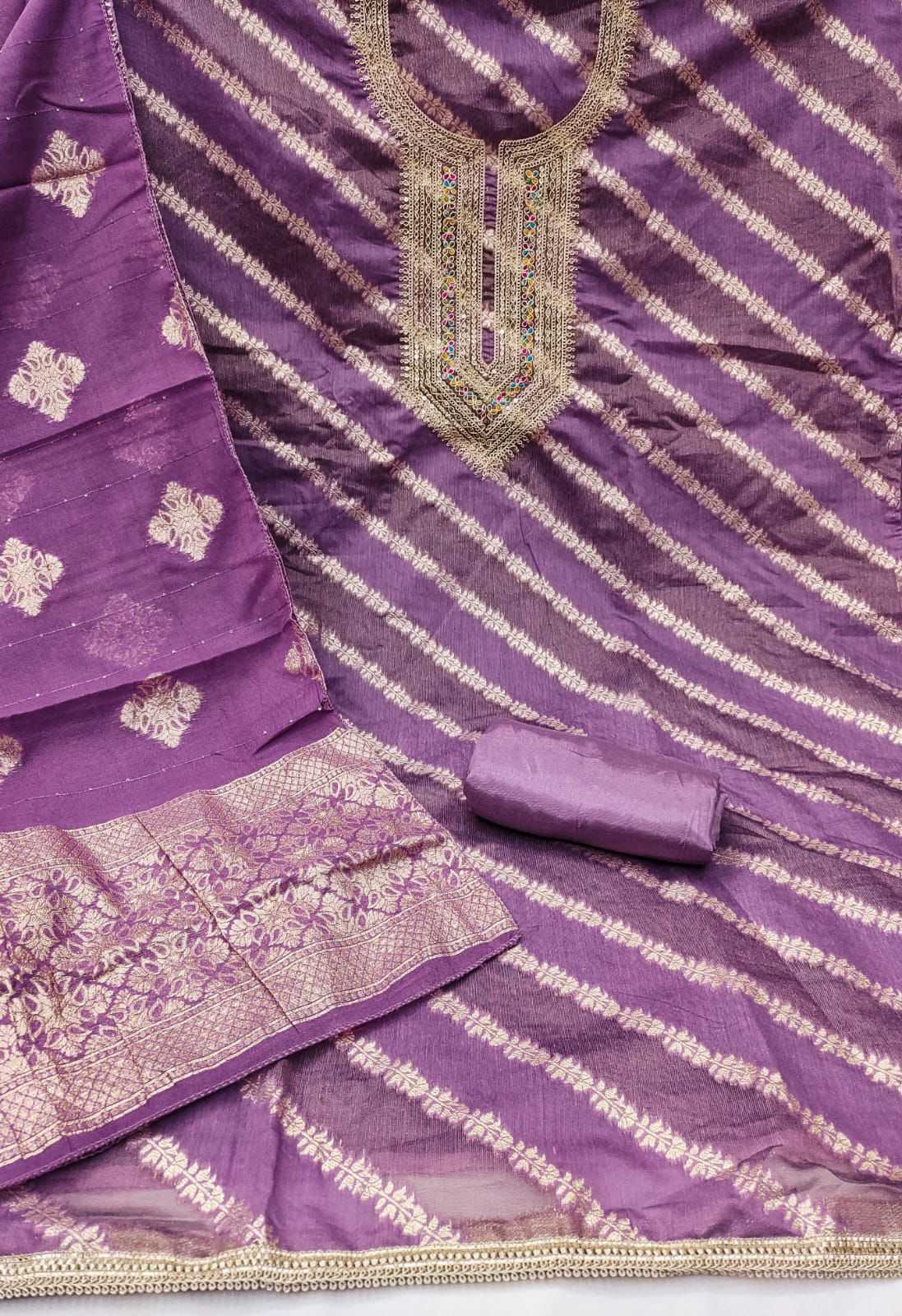 Jacquard Party Wear Suit
