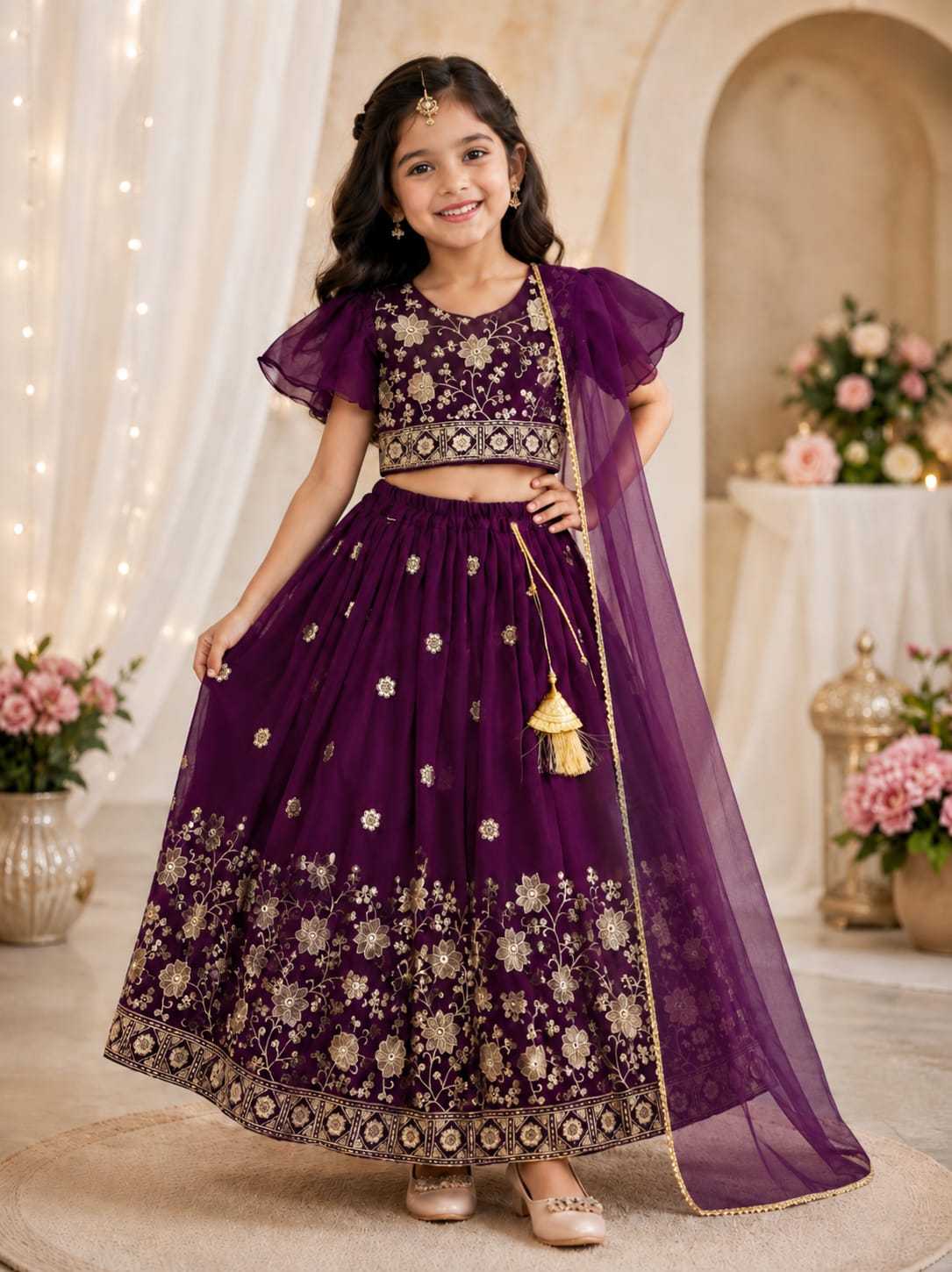 Georgette Kids Lehenga