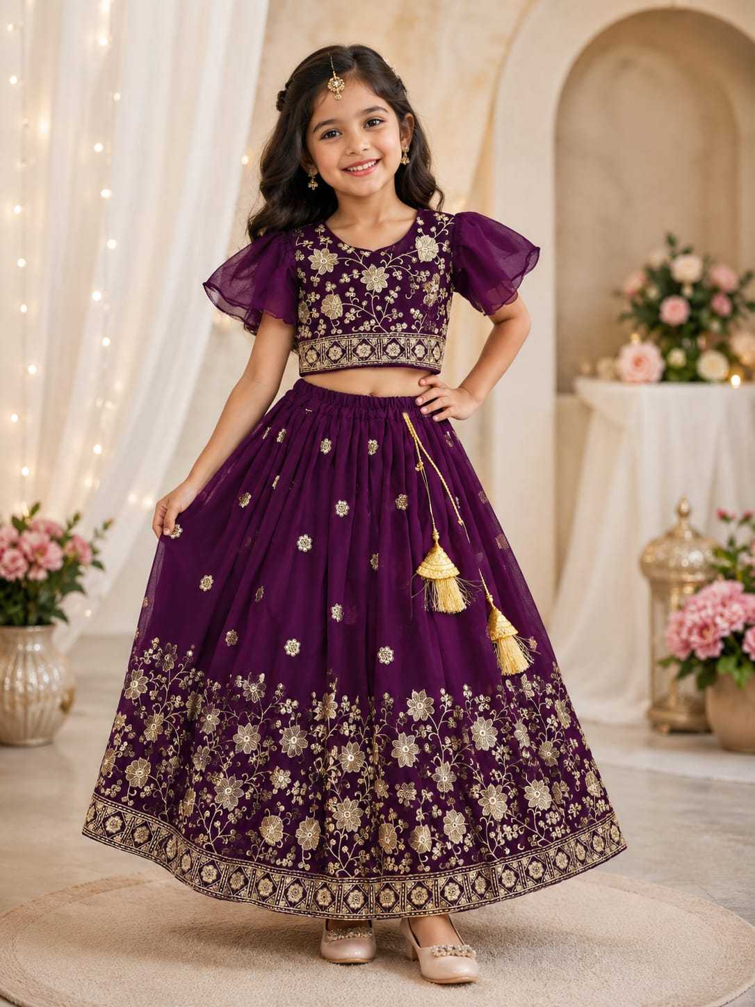 Georgette Kids Lehenga