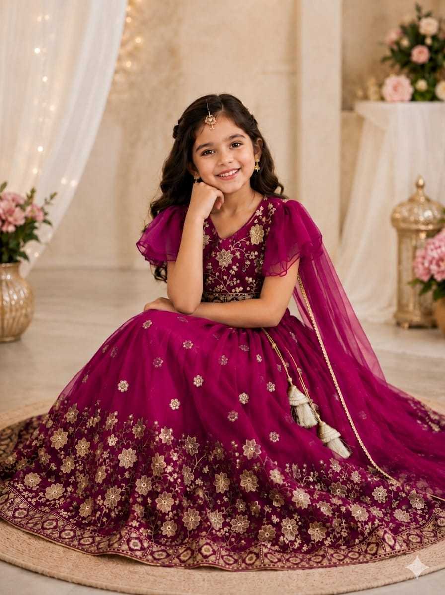 Georgette Kids Lehenga