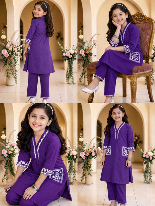 Soft Cotton Girls Kurti