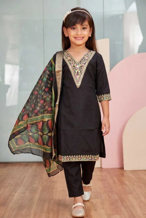 Slub Reyon Girls Kurti