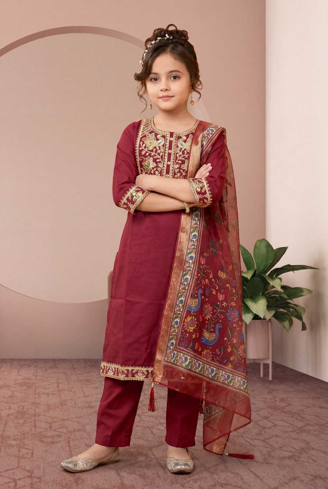Slub Reyon Kids Suit