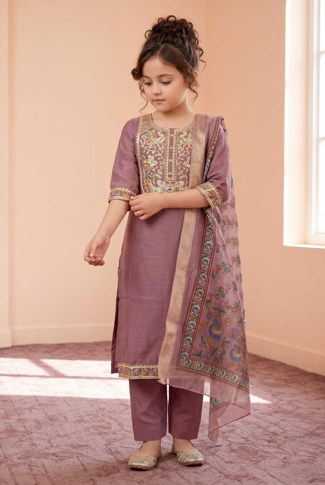 Slub Reyon Kids Suit