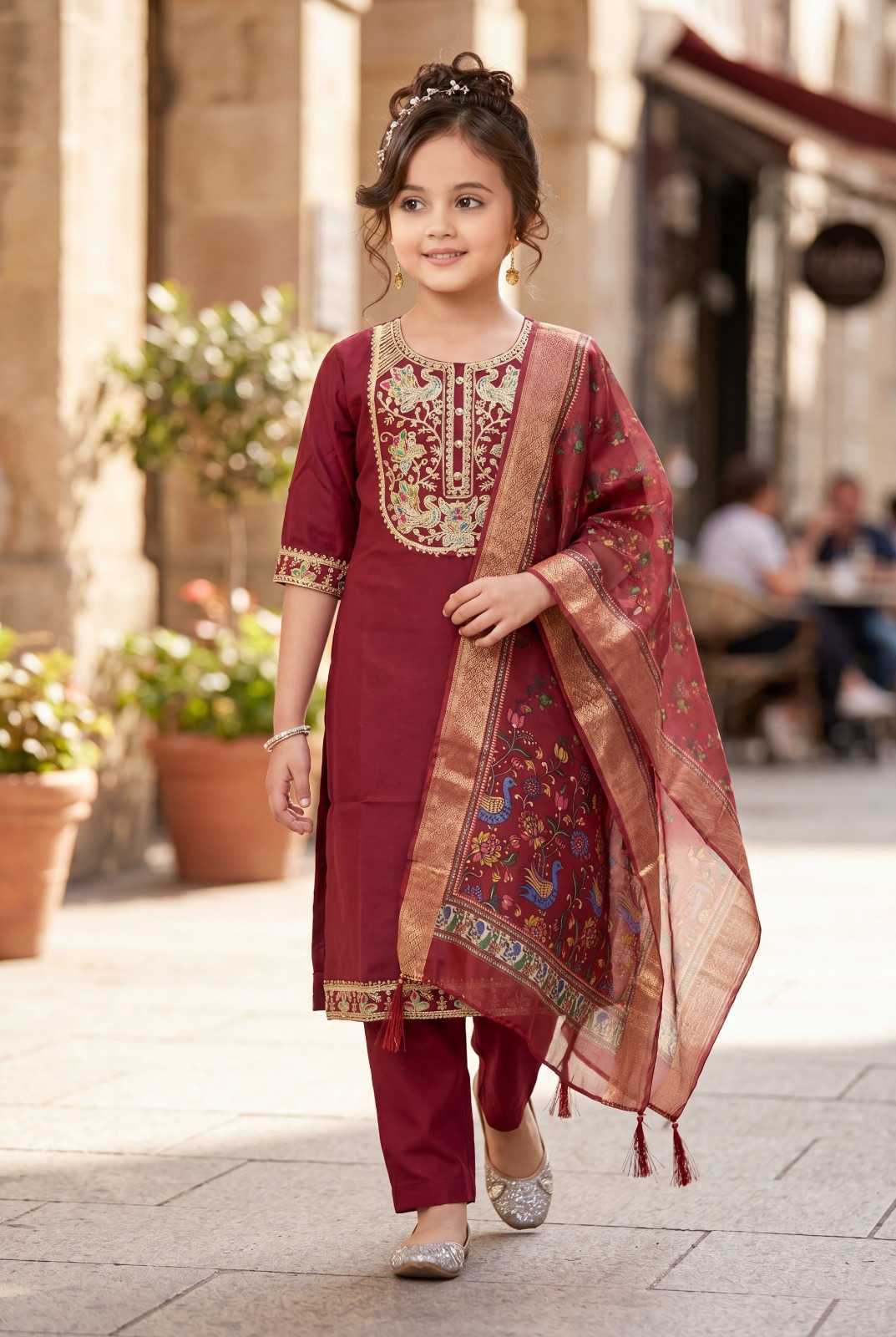 Slub Reyon Kids Suit