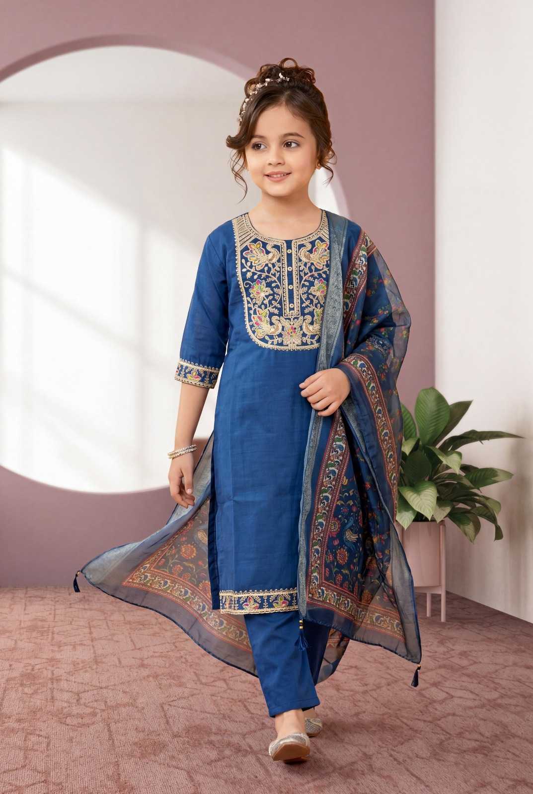 Slub Reyon Kids Suit