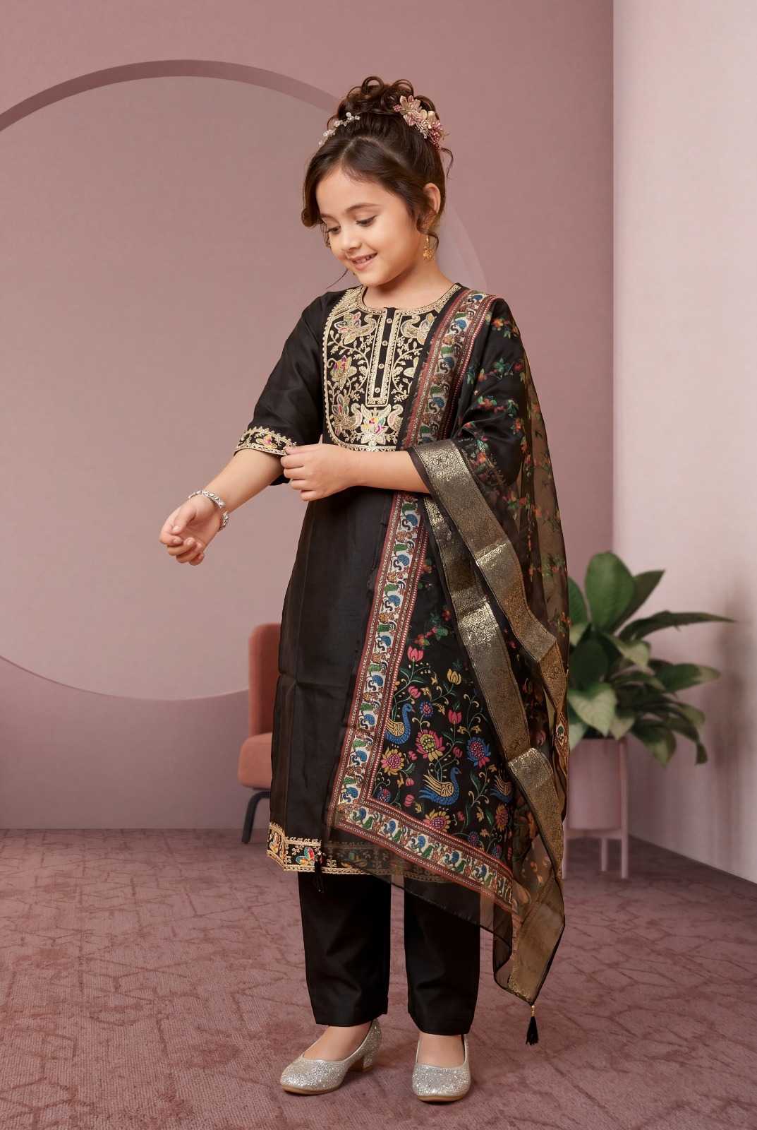 Slub Reyon Kids Suit