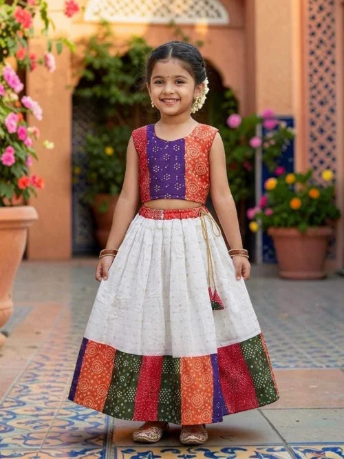 Pure Silk Kids Lehenga