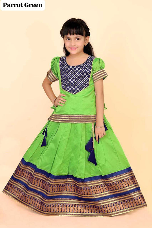 Jacquard Kids Lehenga