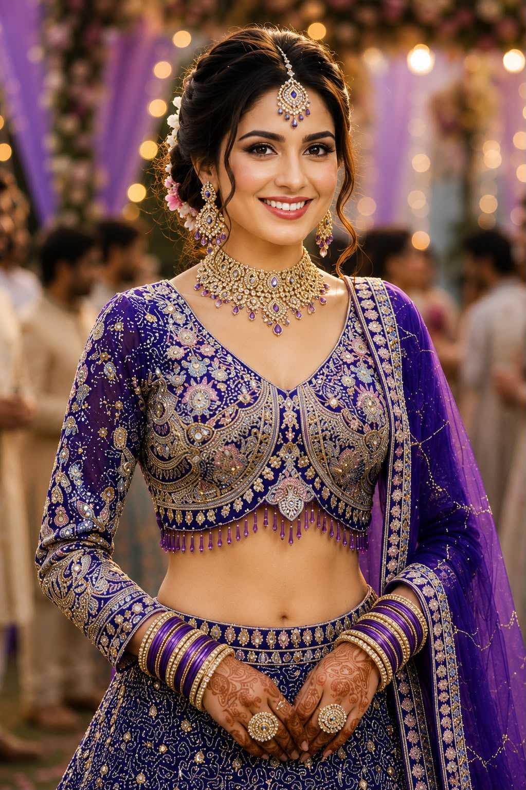 Net Fancy Lehenga