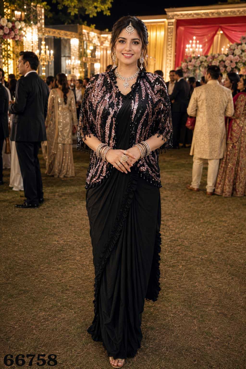 Lycra Ready To Wear Saree