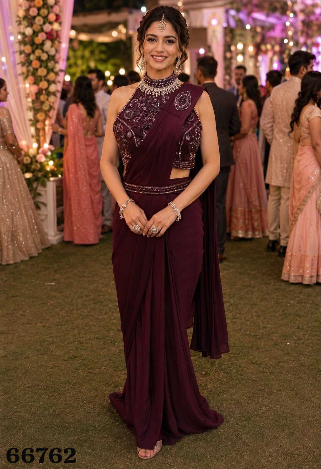 Lycra Ready To Wear Saree