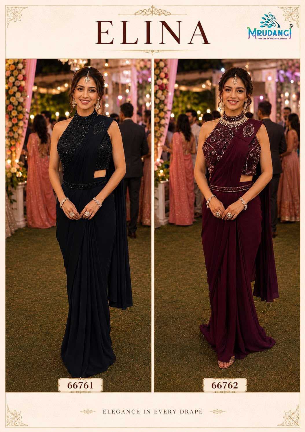 Lycra Ready To Wear Saree