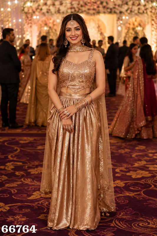 Satin Ready To Wear Saree