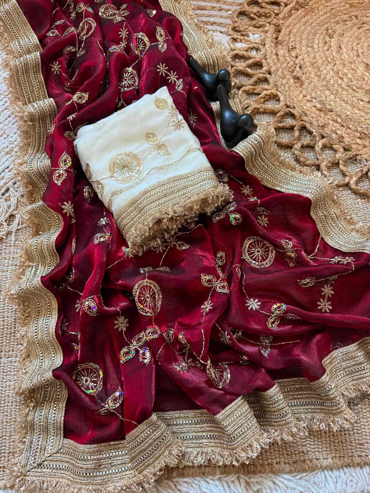 Alankhya Satin Designer Saree