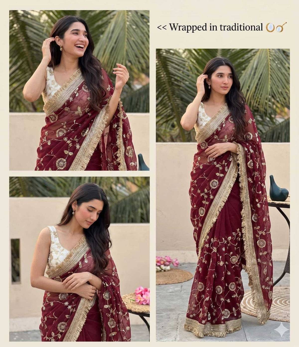 Alankhya Satin Designer Saree