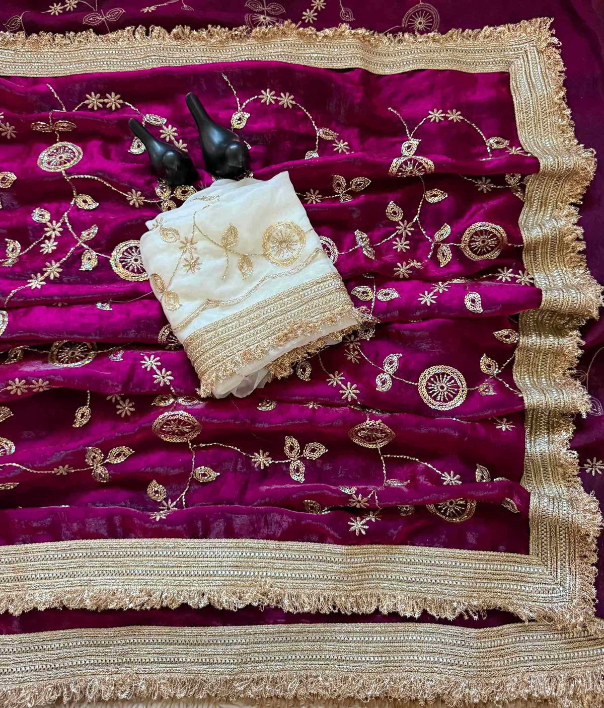 Alankhya Satin Designer Saree