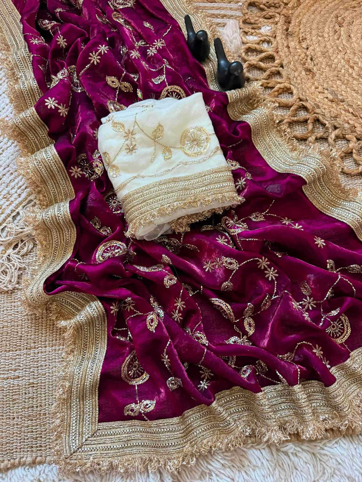 Alankhya Satin Designer Saree
