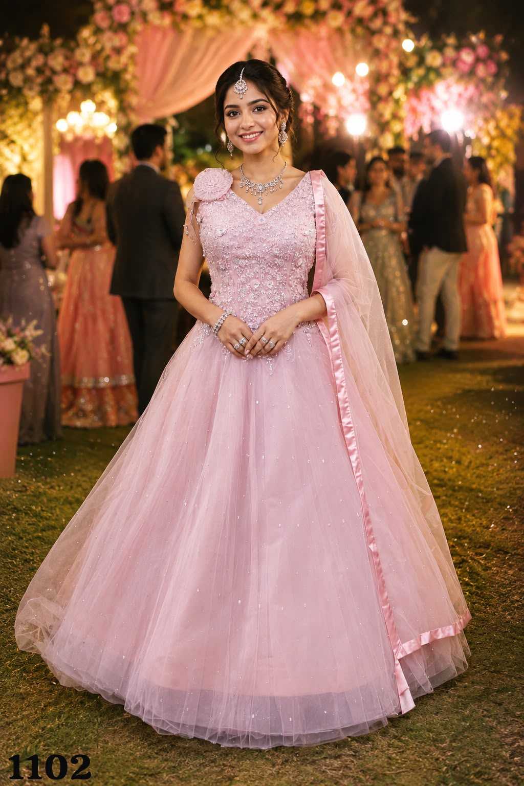 Net Fancy Gown