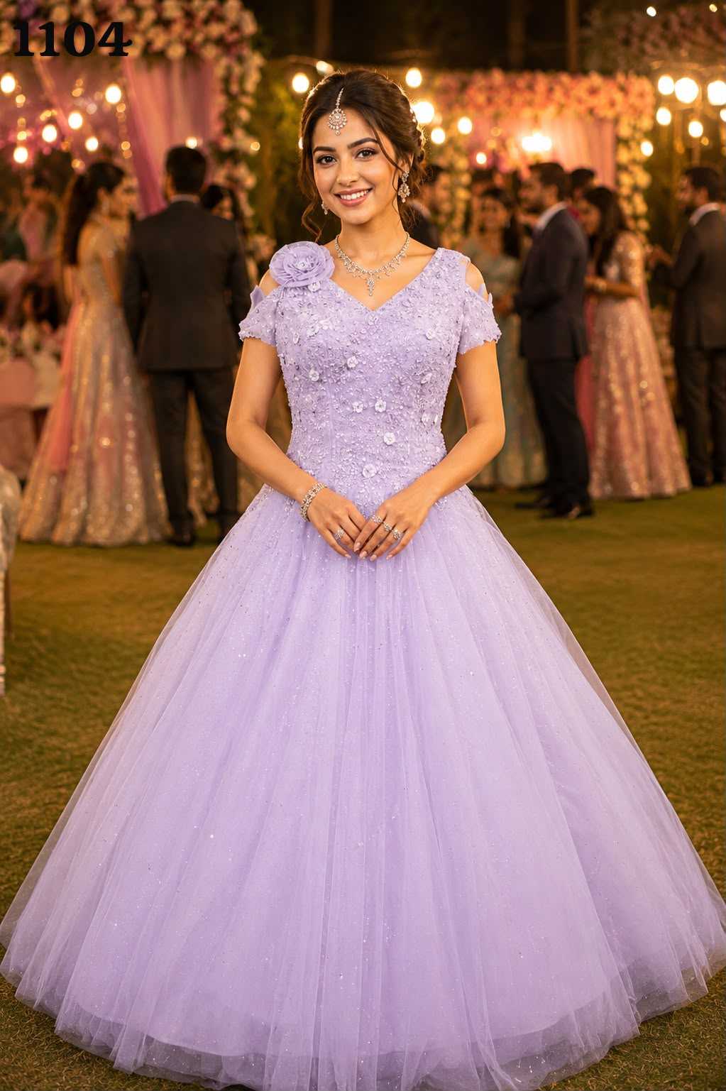 Net Fancy Gown