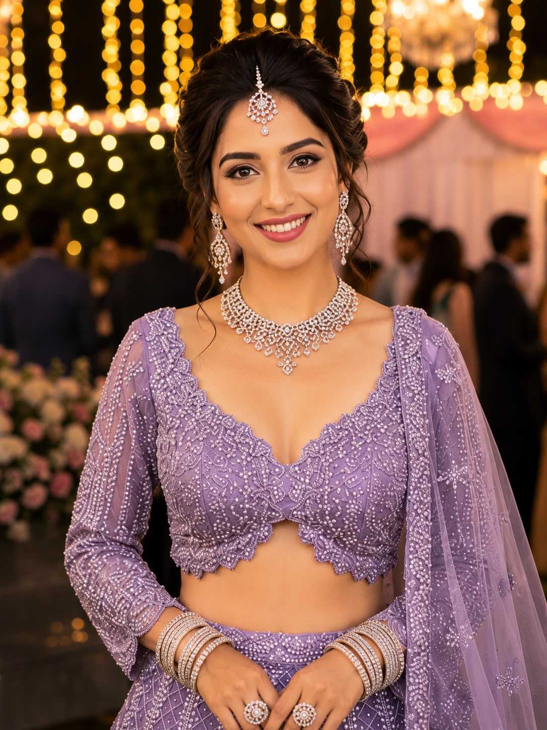 Net Fancy Lehenga