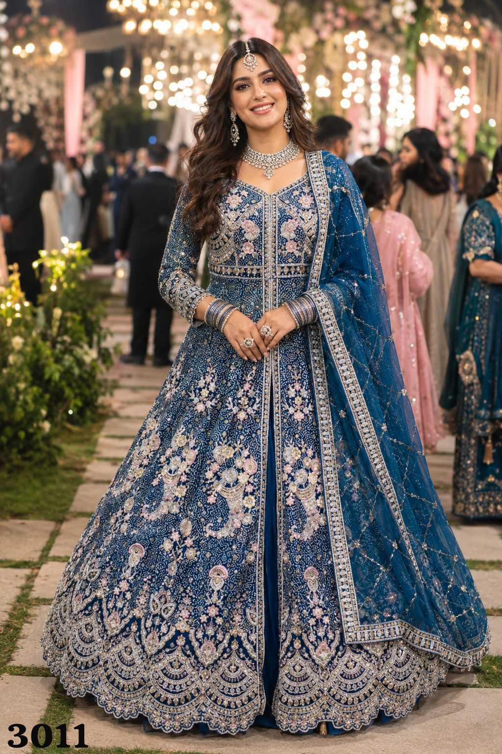 Net Bridal Lehenga