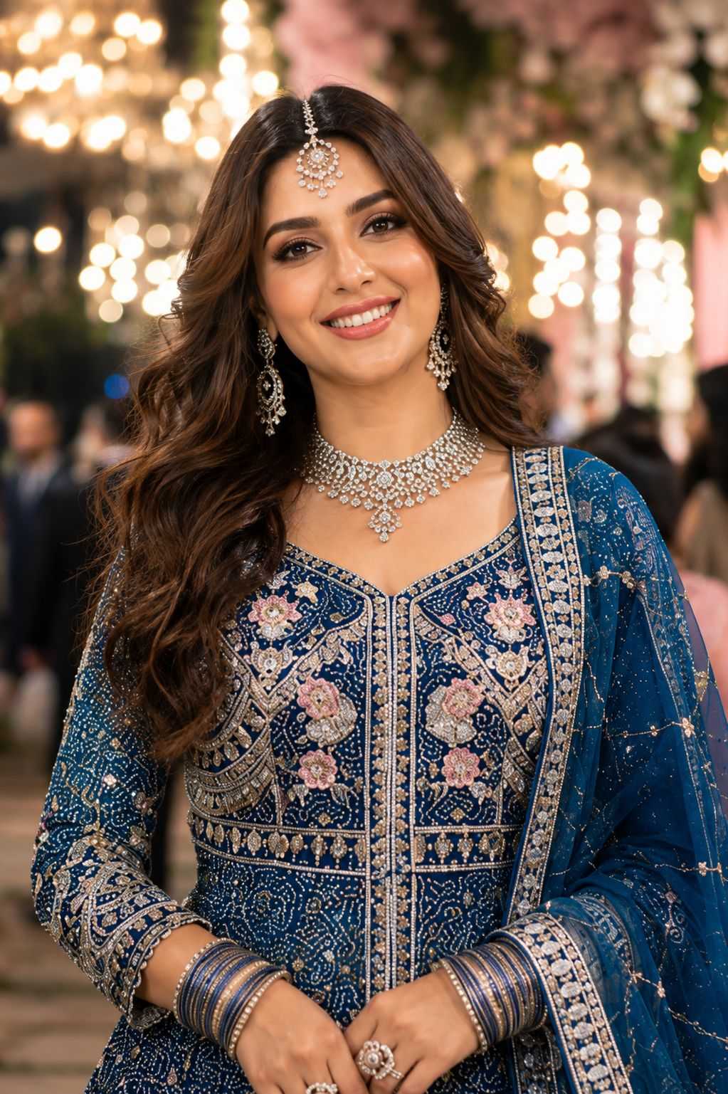 Net Bridal Lehenga