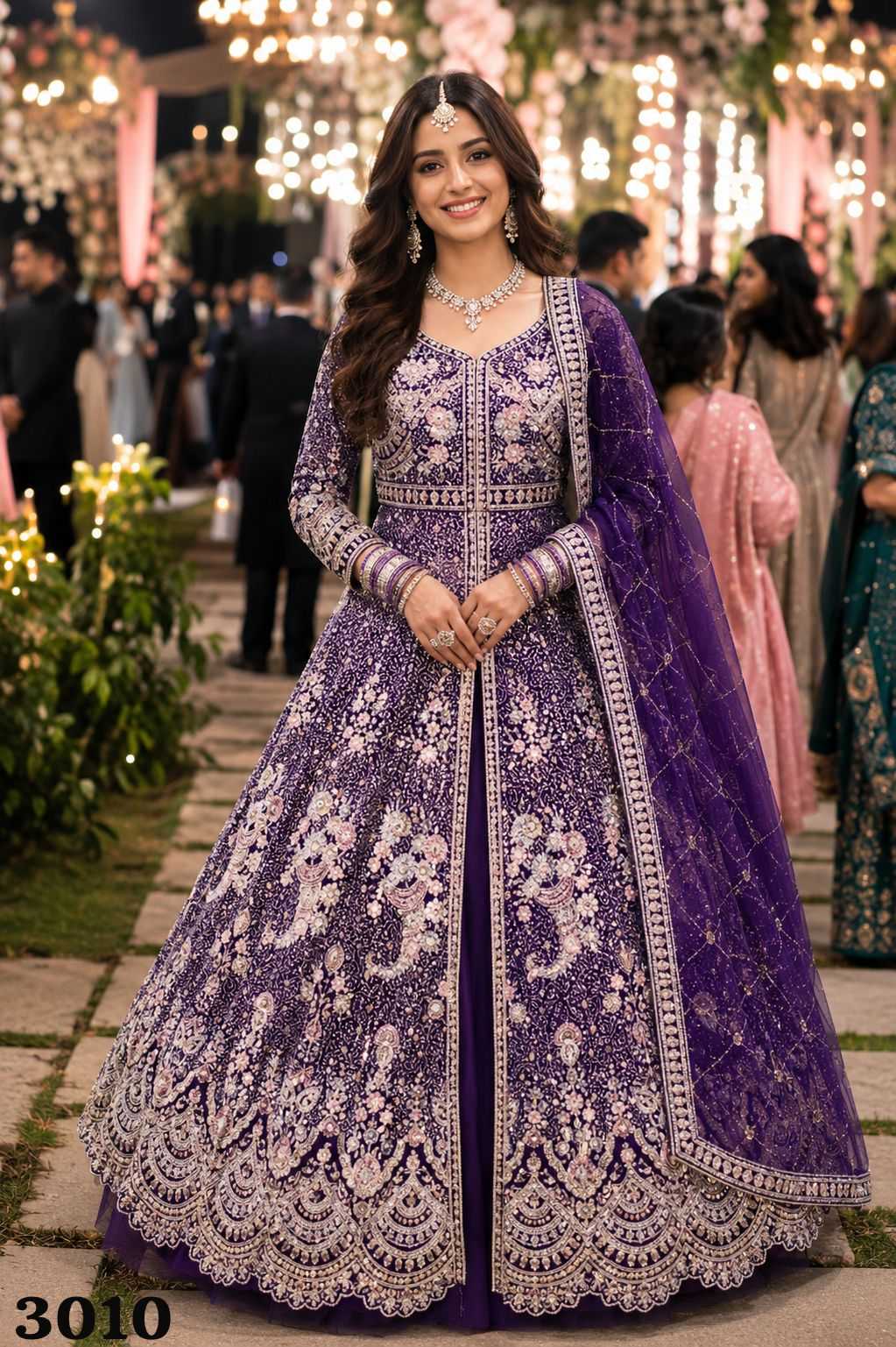 Net Bridal Lehenga