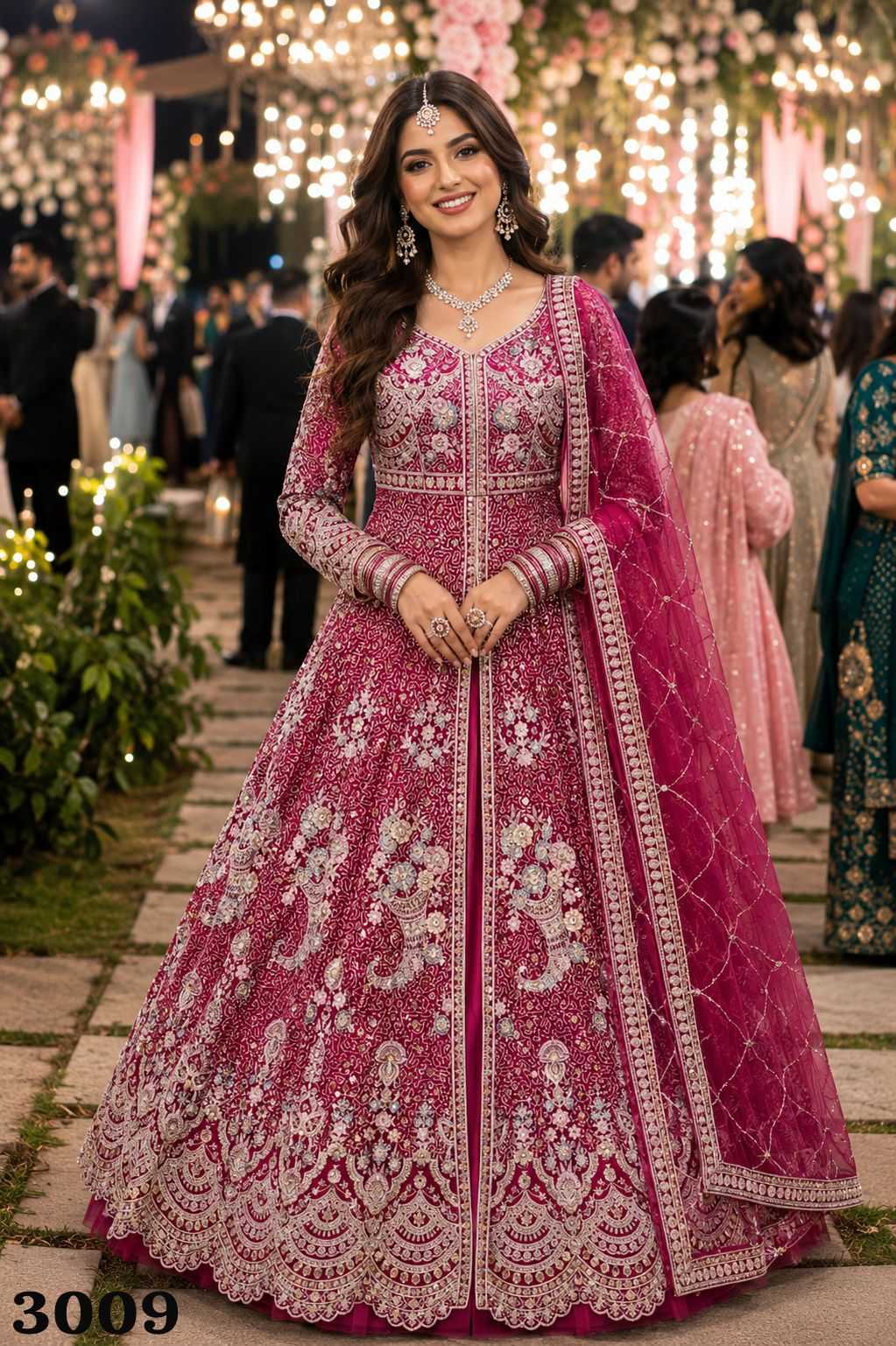 Net Bridal Lehenga