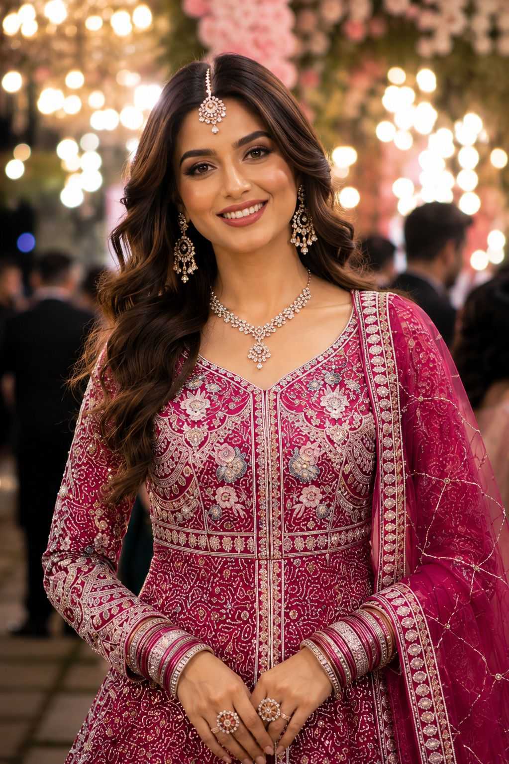 Net Bridal Lehenga