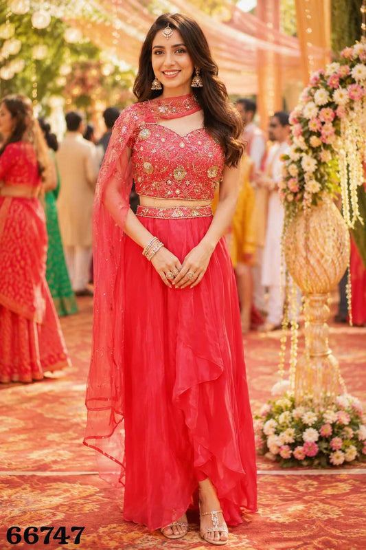 Satin Fancy Lehenga
