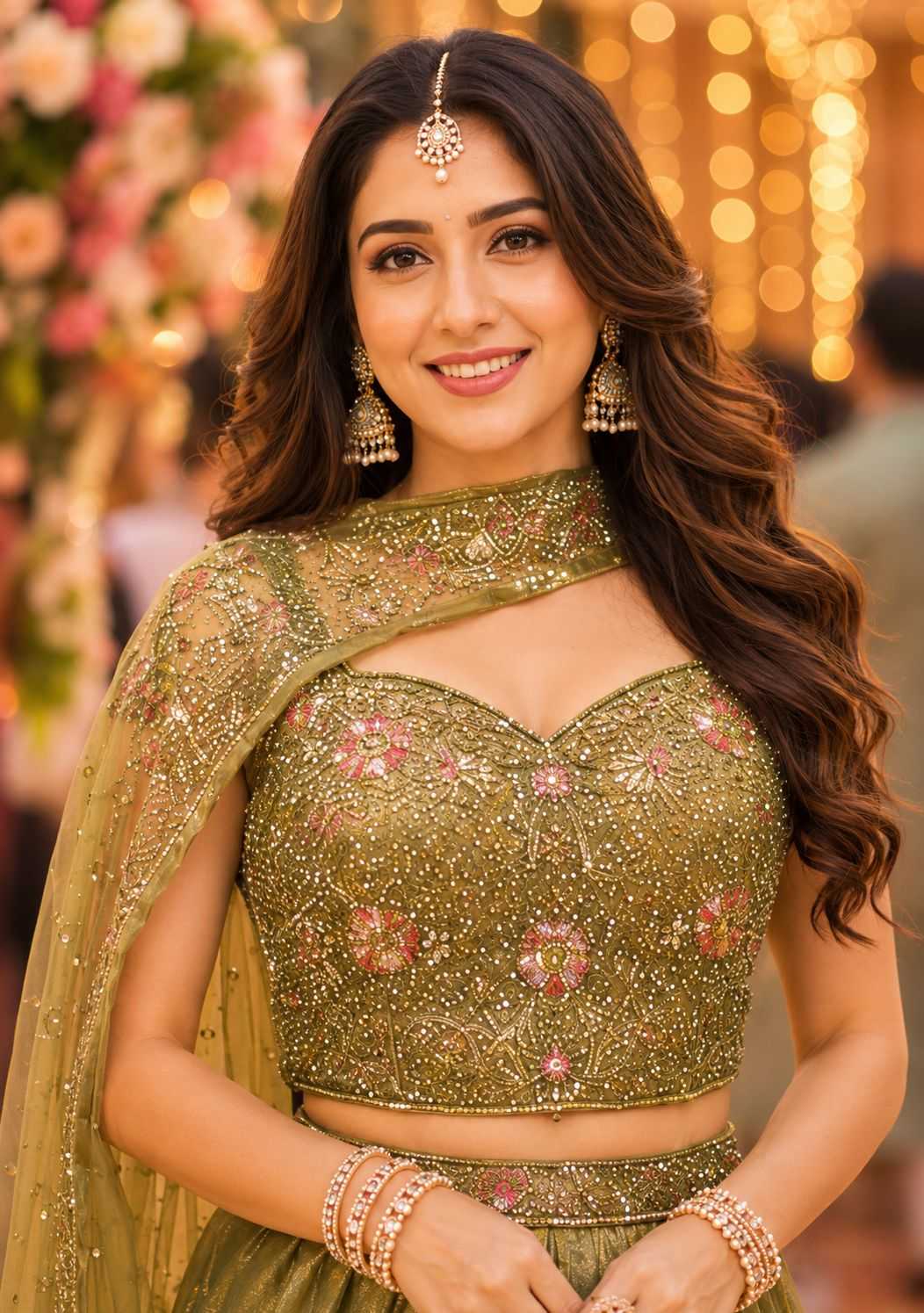 Satin Fancy Lehenga