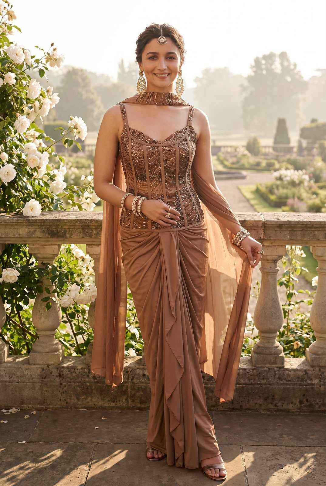 Lycra Ready To Wear Saree