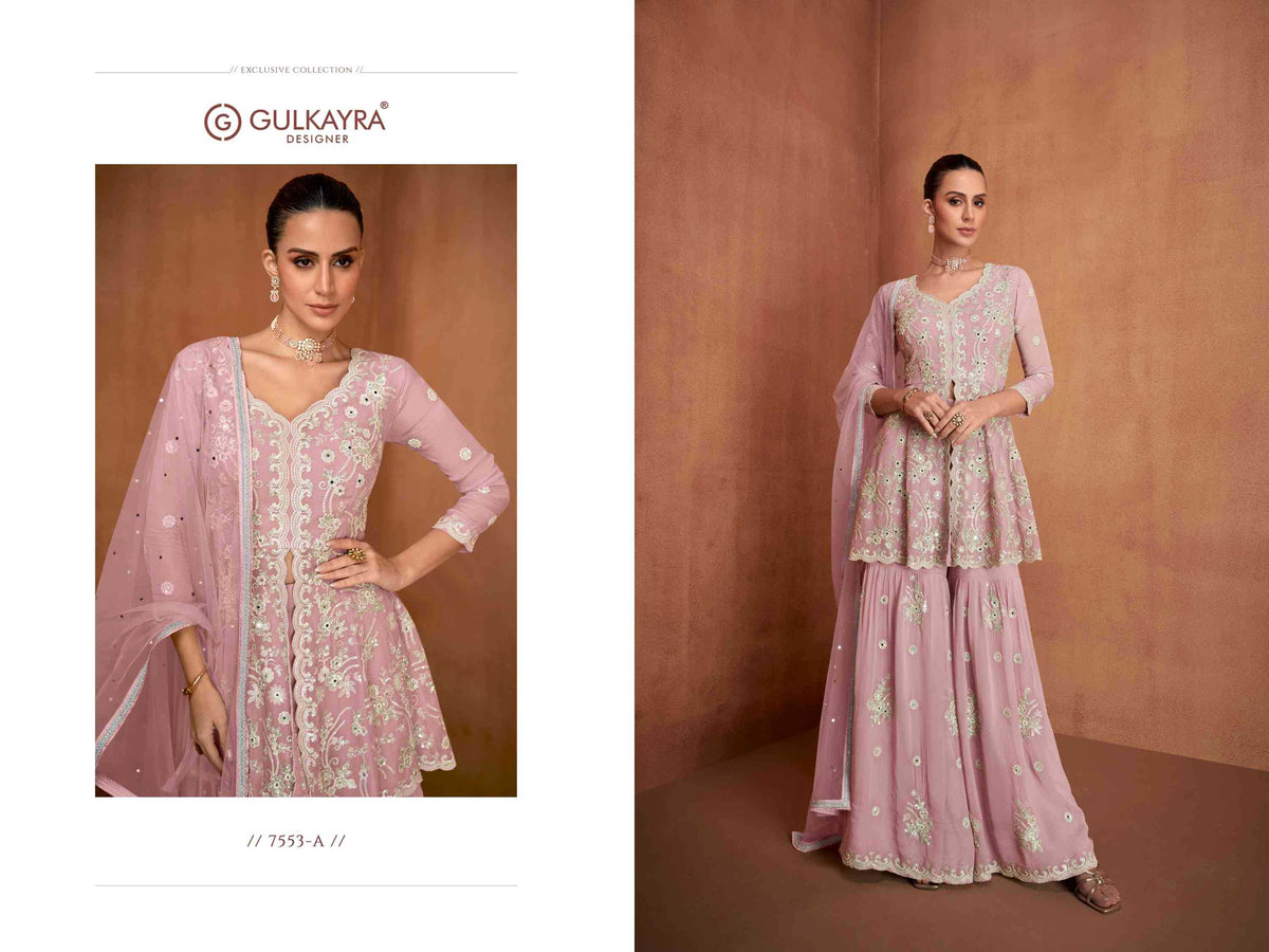 Gulkayra Siyona Georgette Sharara Salwar Suit