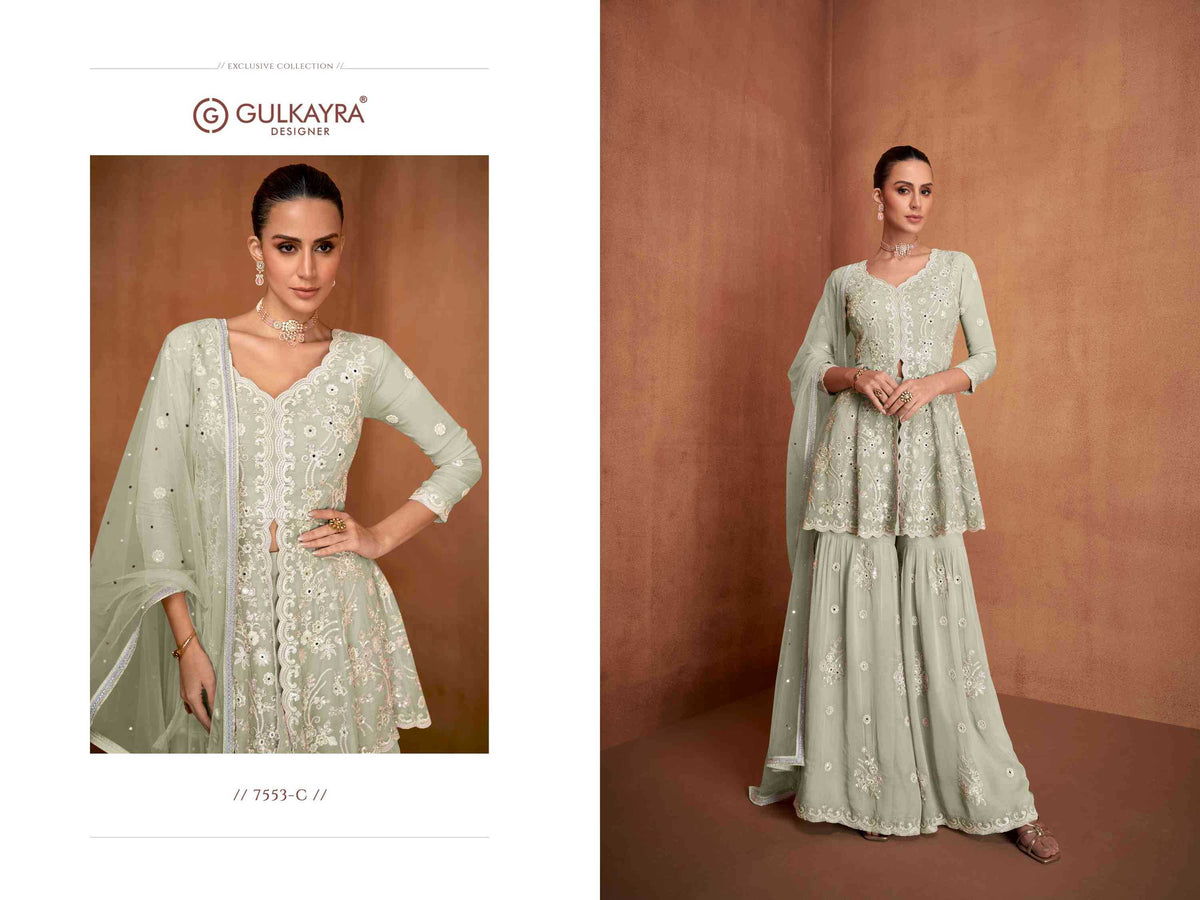 Gulkayra Siyona Georgette Sharara Salwar Suit